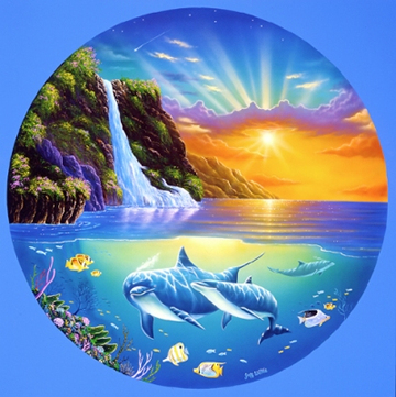 les dauphins dans un ocean tre magnifique